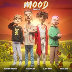 Обкладинка треку: Mood (Remix) feat Justin Bieber, J Balvin & iann dior Обкладинка: Mood (Remix) feat Justin Bieber, J Balvin & iann dior