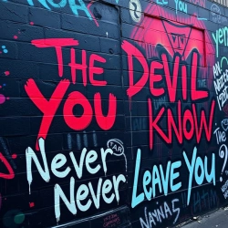 Обкладинка: the devil you know (never leave you)