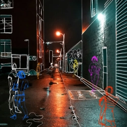 Обкладинка: crowded street